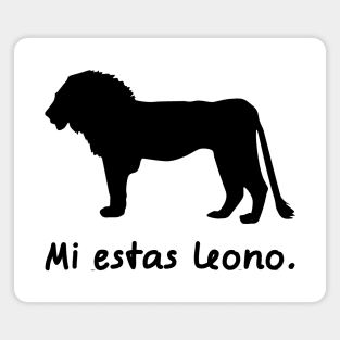 Mi estas leono Magnet